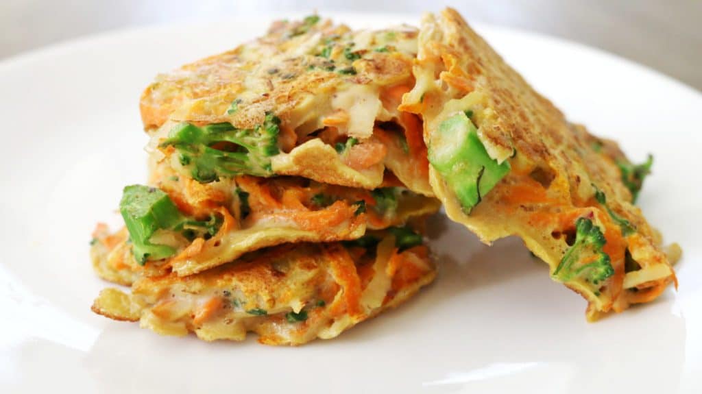 healthy veggie patties with carrots, potatoes, and zucchini