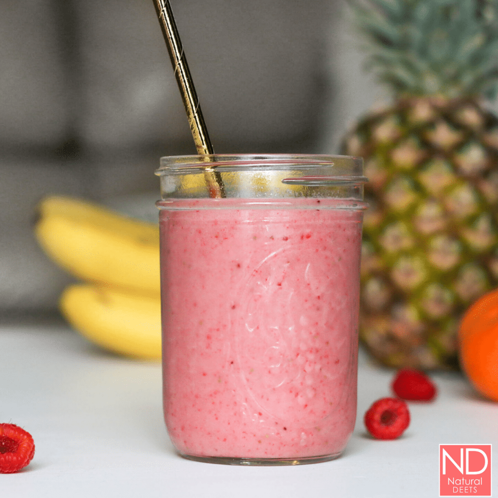 Spinach, Strawberry Banana Smoothie Recipe Natural Deets