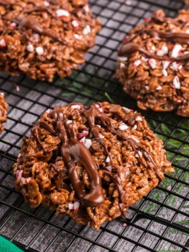 Christmas Rice Krispie Treats With Candy Canes