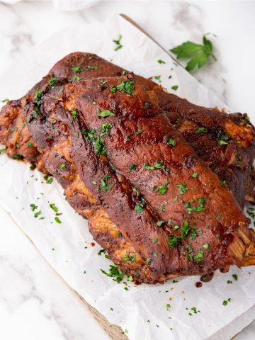 slow cooker honey soy ribs