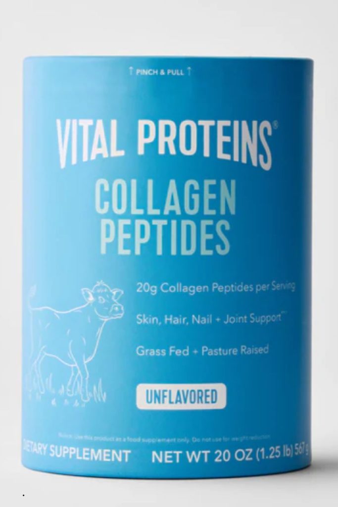 container of vital proteins collagen powder